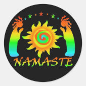 Namaste Stickers (Vorderseite)