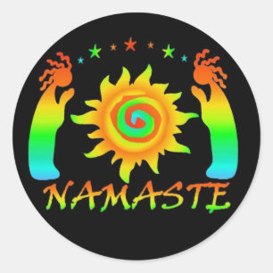 Namaste Stickers
