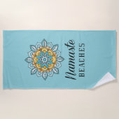 Namaste Strände Strandtuch (Vorderseite)