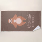 Namaste Strände Strandtuch (Vorderseite)