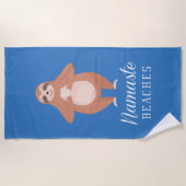 Namaste Strände Strandtuch (Vorderseite)