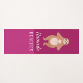 Namaste Strände Yogamatte (Vorderseite (Horizontal))