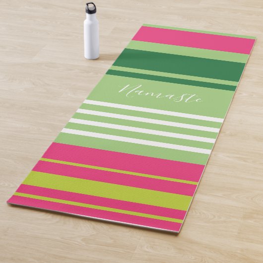 Namaste Stripes Yoga Mat Yogamatte (Beispiel)