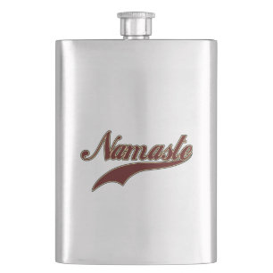 Namaste Stylish Red Burgundy Flachmann