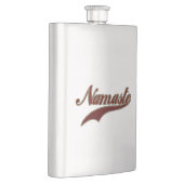 Namaste Stylish Red Burgundy Flachmann (Rechts)
