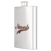 Namaste Stylish Red Burgundy Flachmann (Links)
