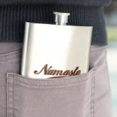 Namaste Stylish Red Burgundy Flachmann (Beispiel)