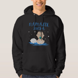 NAMASTE SUCKA lustiges Baby Yoga Zen Master Hoodie