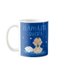 NAMASTE SUCKA lustiges Baby Yoga Zen Master