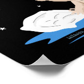 NAMASTE SUCKA lustiges Baby Yoga Zen Master Poster (Ecke)