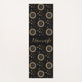 Namaste Sun Moon Stars Boho Celestial Yogamatte (Vorderseite)