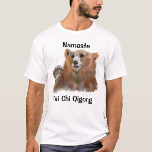 Namaste Tai Chi Qigong Bear T-Shirt