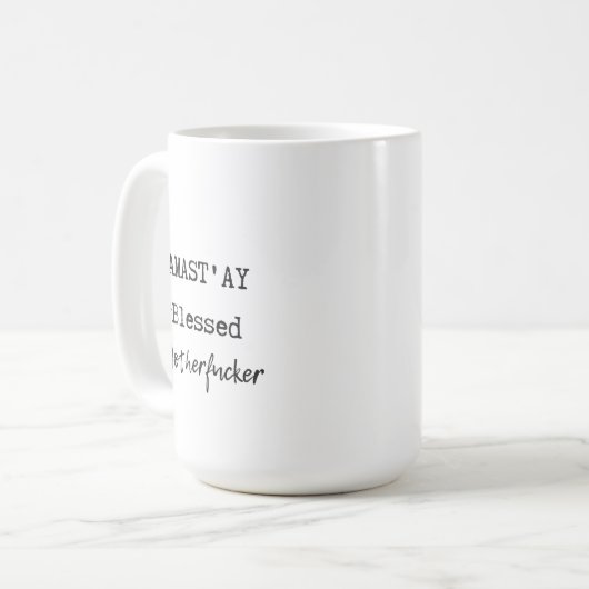 Namaste Tasse (Vorderseite Links)