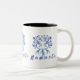 Namaste Tasse - Friedliches Minimalistisches Yoga-