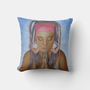 Namaste Throw Pillow Kissen
