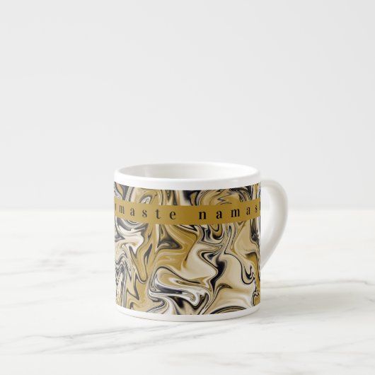 Namaste Typografie Espressotasse (Vorderseite Rechts)