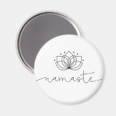 Namaste Typografie Magnet (Vorderseite/Rückseite)