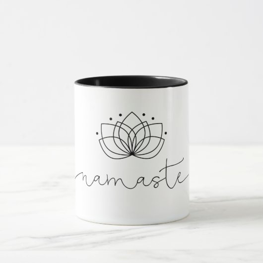 Namaste Typografie Tasse (Zentrum)
