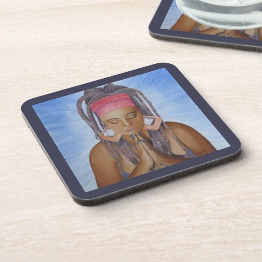 Namaste Untersetzer (Linke Seite)