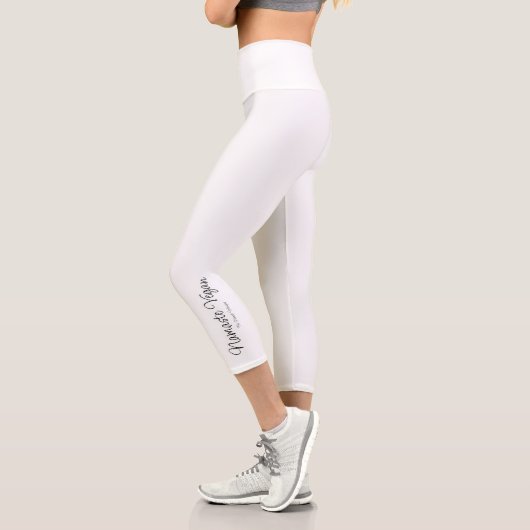 Namaste Vegan Yoga Pants Capri Leggings (Links)