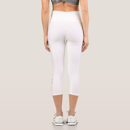 Namaste Vegan Yoga Pants Capri Leggings (Rückseite)