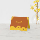 Namaste Vielen Dank Sunflowers Design Karte (Gelbe Blume)