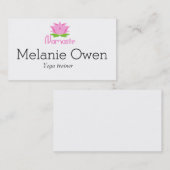 Namaste Visitenkarte (Vorne/Hinten)