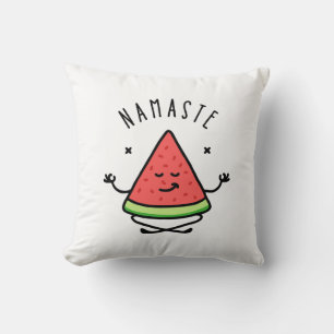 Namaste Watermelon Yoga Kissen