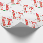 Namaste Weihnachten Geschenkpapier (Ecke)