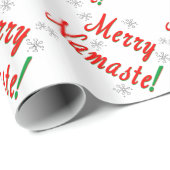 Namaste Weihnachten Geschenkpapier (Rolleneckpunkt)