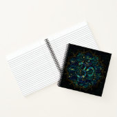 Namaste Word Art mit OM Symbol Notizblock (Innenseite)