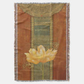 Namaste Wurfs-Decke Decke (Vorderseite Vertikal)