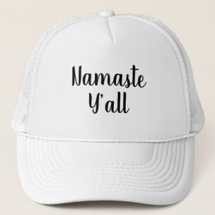 Namaste Y’all Yoga Typografie Truckerkappe