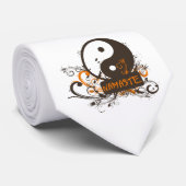 Namaste Yin Yang Krawatte (Gerollt)