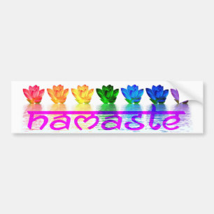 Namaste Yoga-Autoaufkleber Autoaufkleber