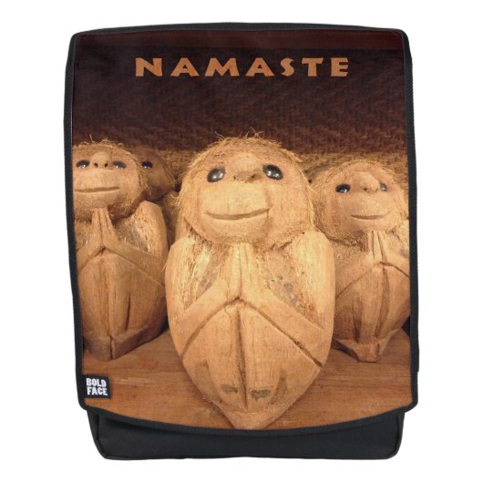 Namaste Yoga-Backpack Rucksack (Vorderseite)