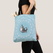 Namaste Yoga blaue Merle Corgi-Taschen-Tasche Tasche (Von Nahem)