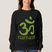 Namaste Yoga Design Sweatshirt (Vorderseite)