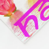 Namaste Yoga-Fleecethrow-Decke Fleecedecke (Ecke)