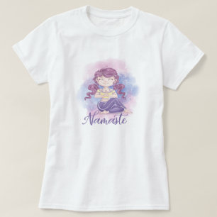 Namaste Yoga Girl T - Shirt