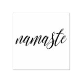 Namaste Yoga Gummistempel (Prägung)