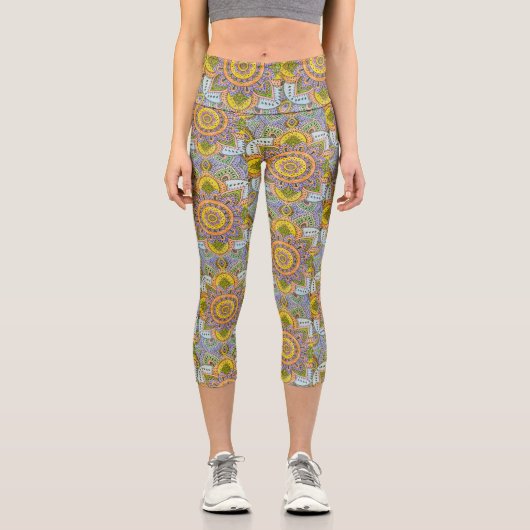 Namaste Yoga Hochwaisted Capris (Vorderseite)