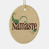 Namaste Yoga Keramikornament (Rechts)