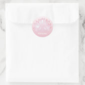 Namaste Yoga Lotus Pose Blume Rosa Aufkleber (Tasche)