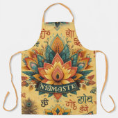 Namaste, Yoga, Meditation, Frieden, Respekt Schürze (Vorderseite)