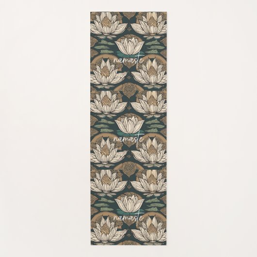 Namaste, Yoga, Meditation, Frieden, Respekt Yogamatte (Vorderseite)