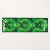 Namaste, Yoga, Meditation, Frieden, Respekt Yogamatte (Vorderseite (Horizontal))