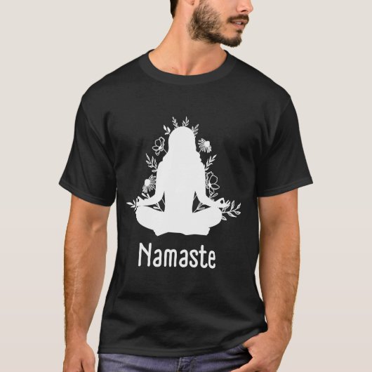 Namaste YOGA Meditation Spirituelle Selbst-Liebe R T-Shirt (Vorderseite)