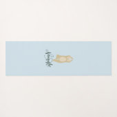 Namaste Yoga Pose Bear Yogamatte (Rückseite (Horizontal))