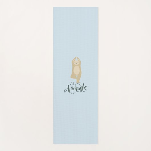 Namaste Yoga Pose Bear Yogamatte (Vorderseite)